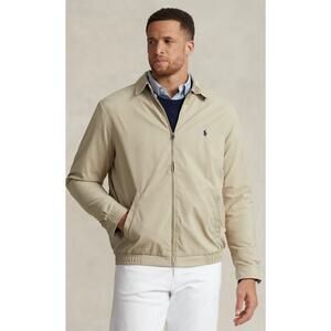 Polo Ralph Lauren Bi-swing Jacket Khaki Mens 4XLT 4XL TALL Full Zip Style 53973